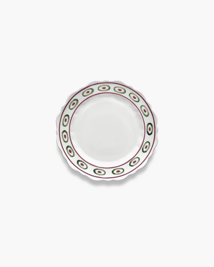 Bord Charly Ontbijt M D20,5 H2,4 cm Bordeaux Green