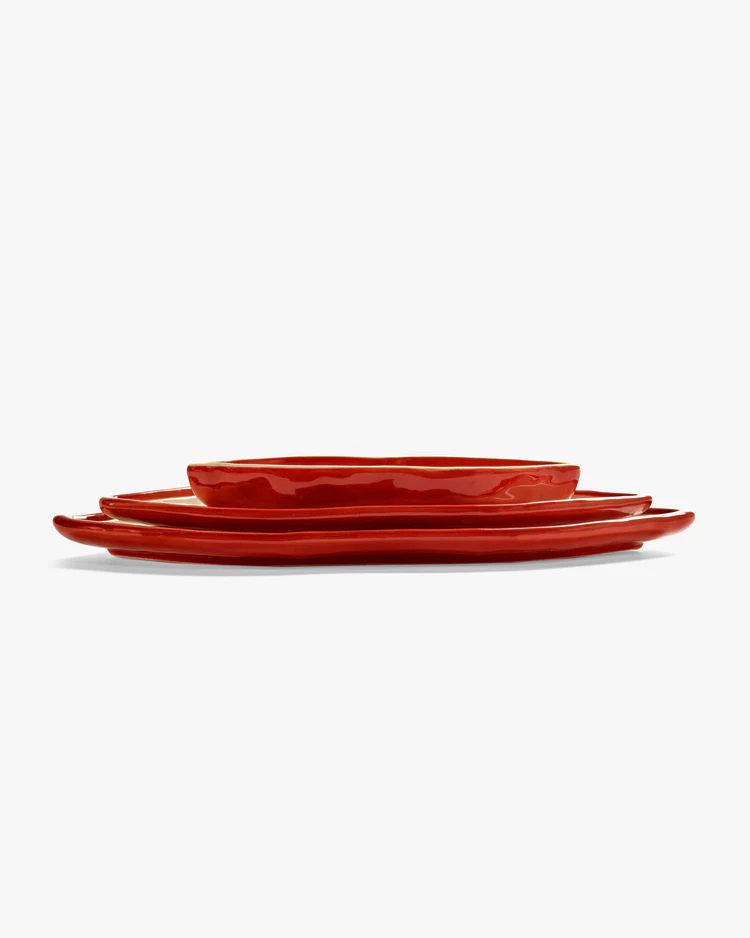 Schaaltjes Lips Serving Dish Set 3