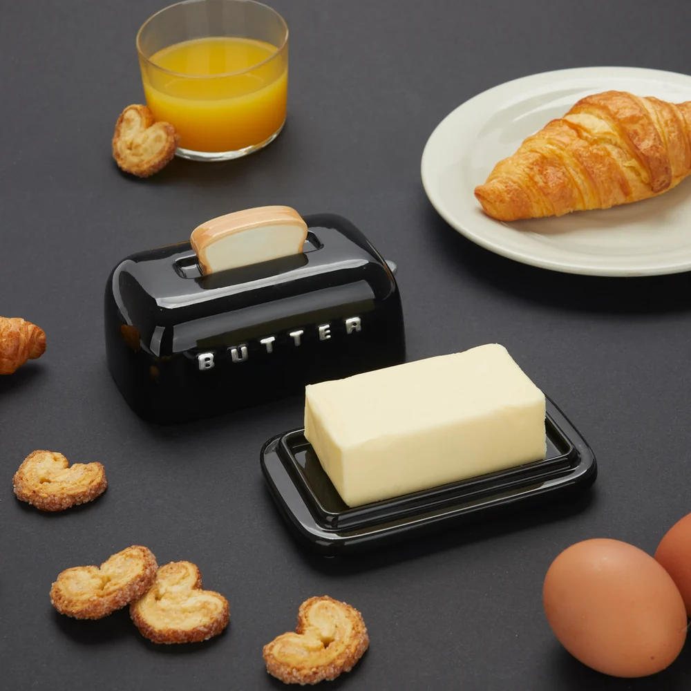Botervlootje Toasty Zwart