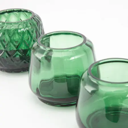Theelichtjes Kuro Mix Set 3 Moss Green