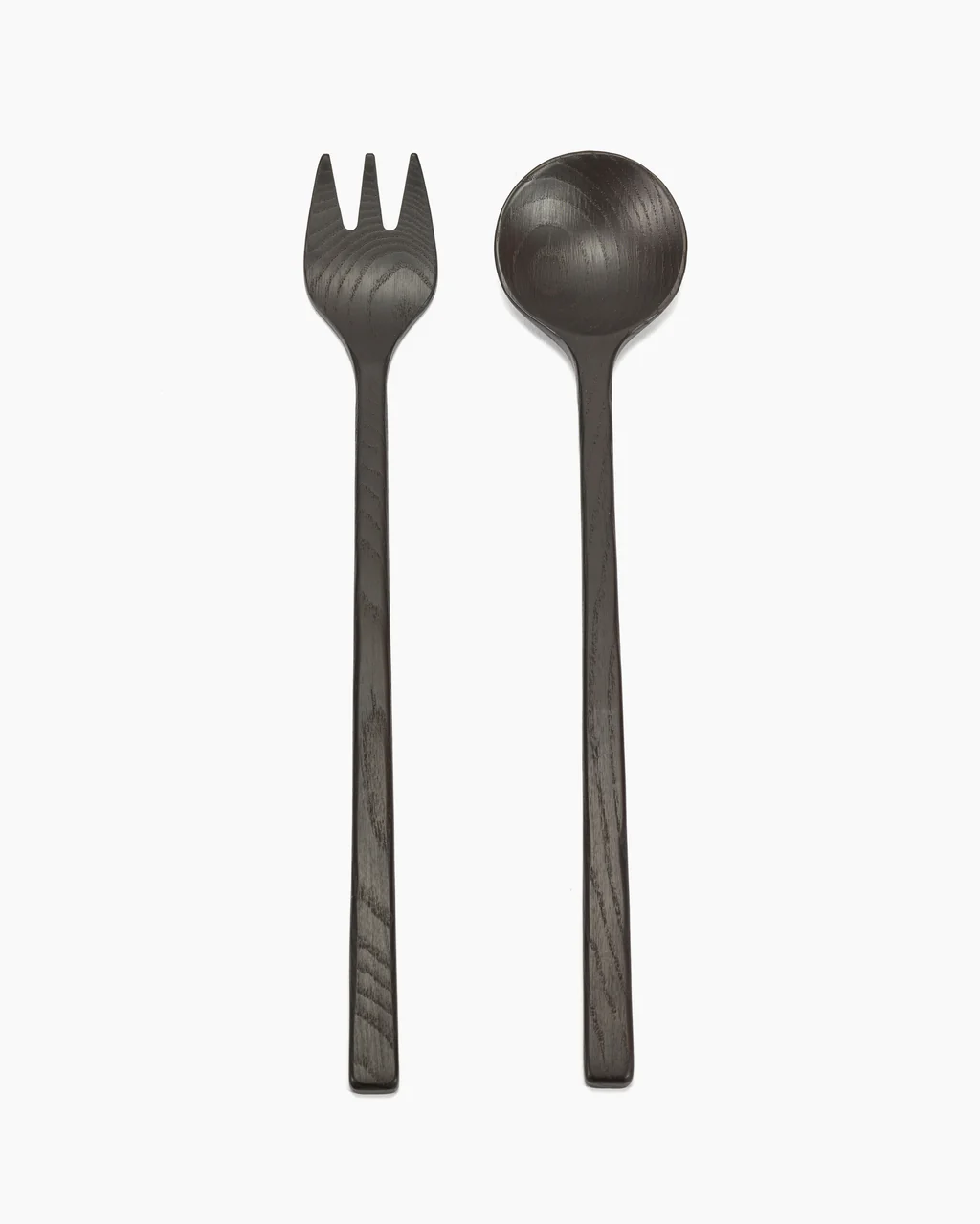 Slabestek La Mere Hout Vork en Lepel set 2 Black