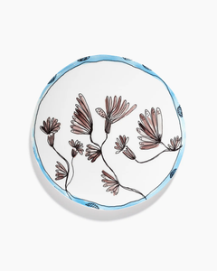 Serveerschaal Midnight Flowers L D35 H2,1 cm Camelia Blue