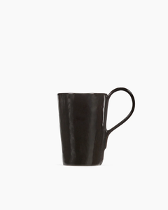 Beker La Mere Mug met Oor L12 B8 H11,5 cm Ebony Black