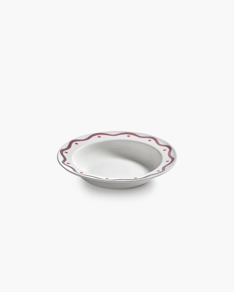 Pastabord Charly Diep D23,5 H4,3 cm Purple