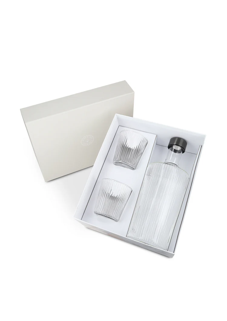 Giftbox Paveau Karaf + 2 Glazen White Haven