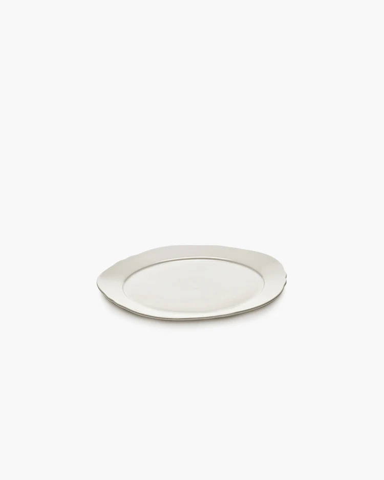 Bord Silhouette M D23,5 H1,5 cm Wit