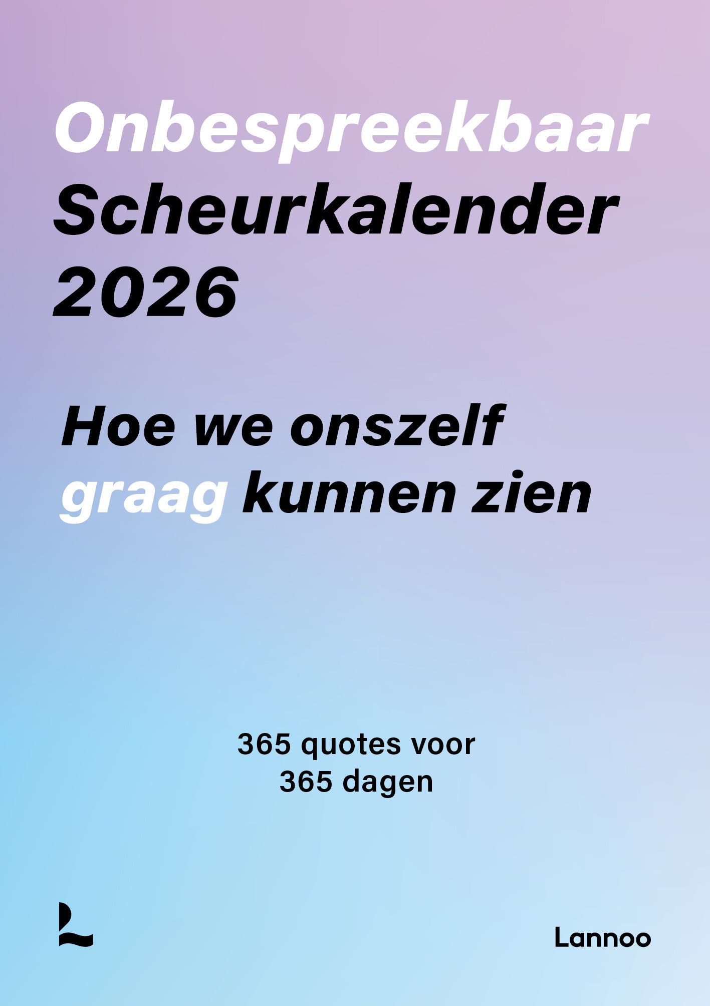 Scheurkalender Onbespreekbaar 2026