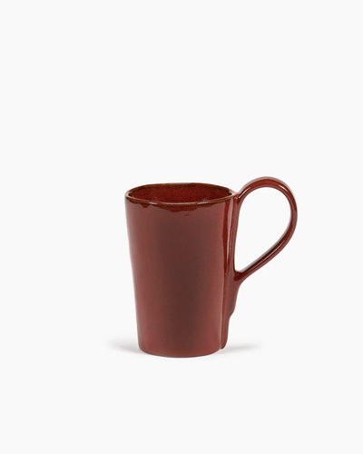 Beker La Mere Mug met Oor L12 B8 H11,5 cm Venetian Red