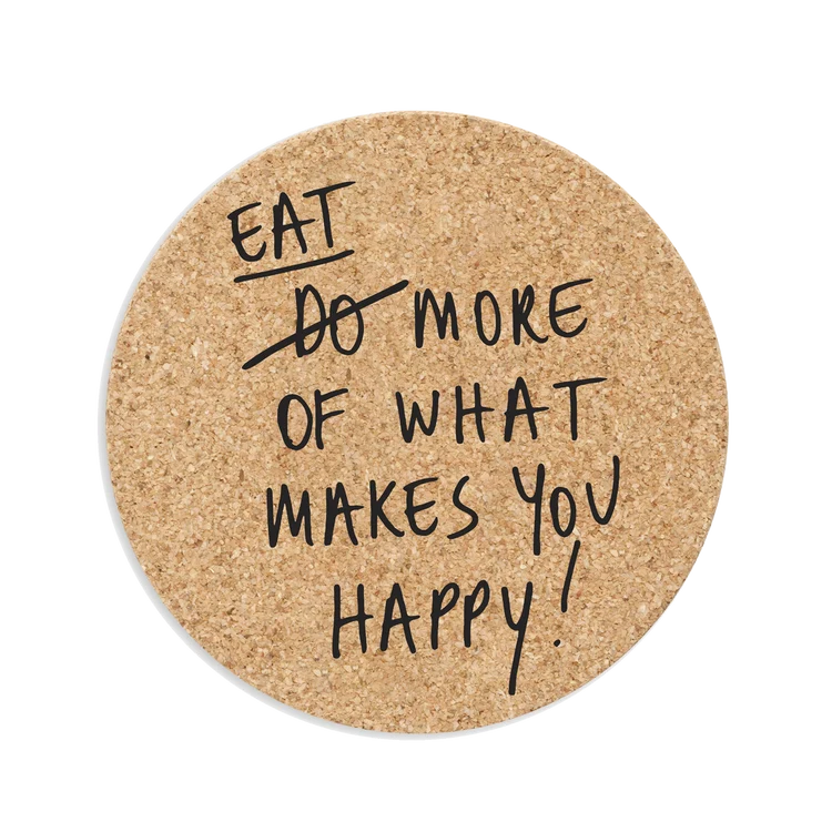 Potonderzetter Helen B Kurk XL Eat More of What Makes You Happy