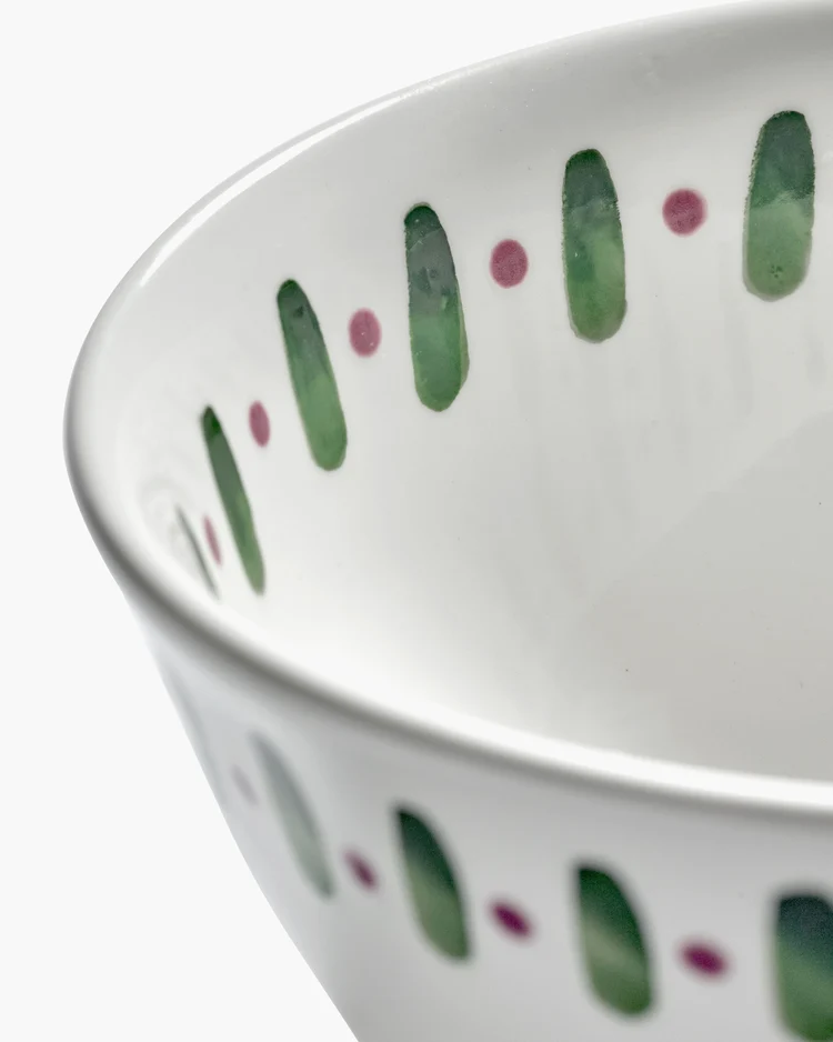Kommetje Charly Muesli D15,5 H7 cm Bordeaux Green
