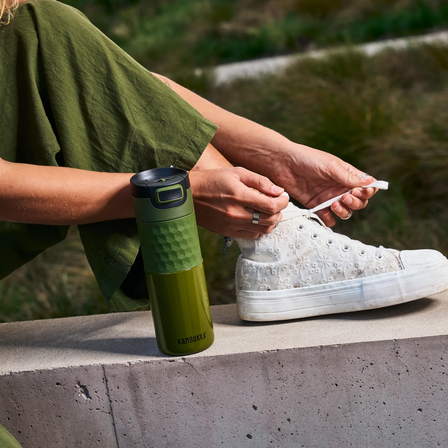 Drinkfles Etna Grip 500ml Khaki Warrior