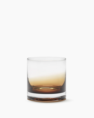 Tumbler Glas Zuma Whisky Amber D8 H8,5 cm Set 4
