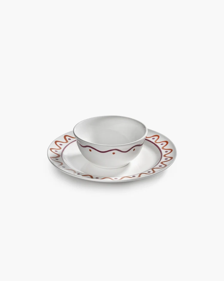 Bord Charly Diner L D27 H3,1 cm Purple