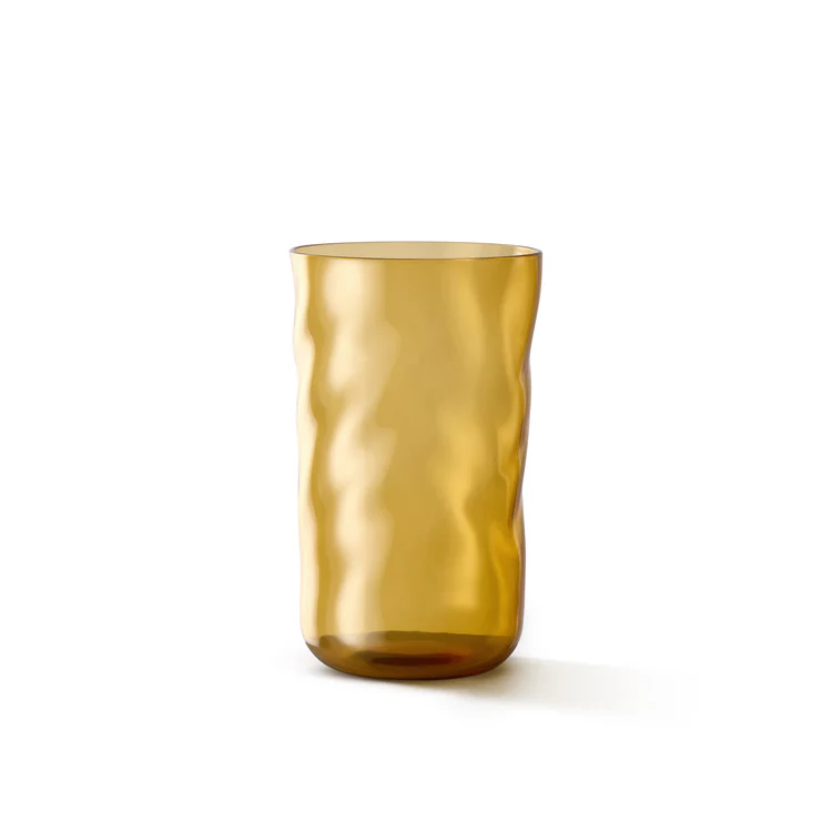 Waterglas Paveau Swirl Longdrink Dune Okergeel