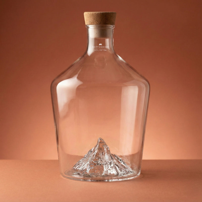 Karaf Whiskey Decanter Topographic Matterhorn