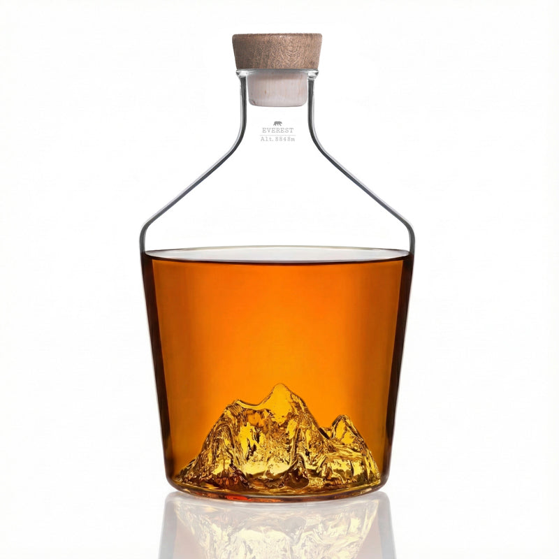 Karaf Whiskey Decanter Topographic Mount Everest