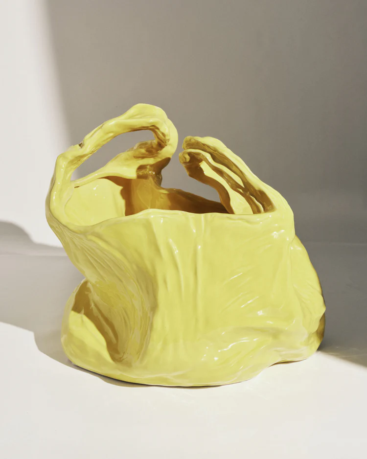Vaas Gala L L38 B31 H35 cm Geel