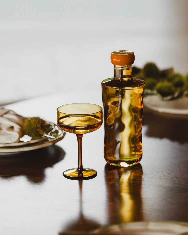 Karaf Paveau Swirl Medium 0,75L Dune Okergeel