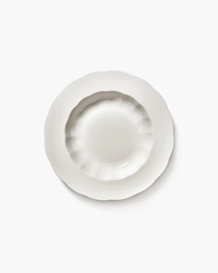 Bord Silhouette Hoog L D27 H4 cm Wit