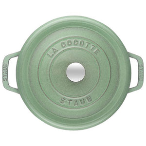 Staub Ronde Cocotte 26cm Green Salie