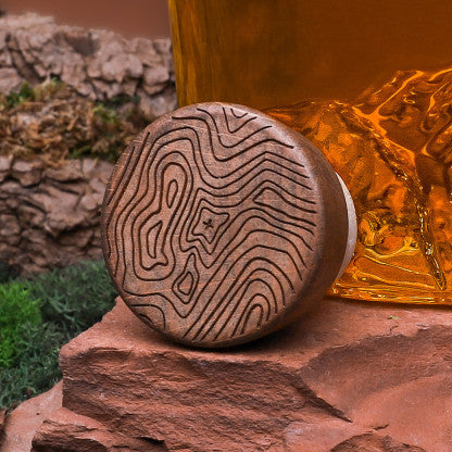 Karaf Whiskey Decanter Topographic Mont Blanc