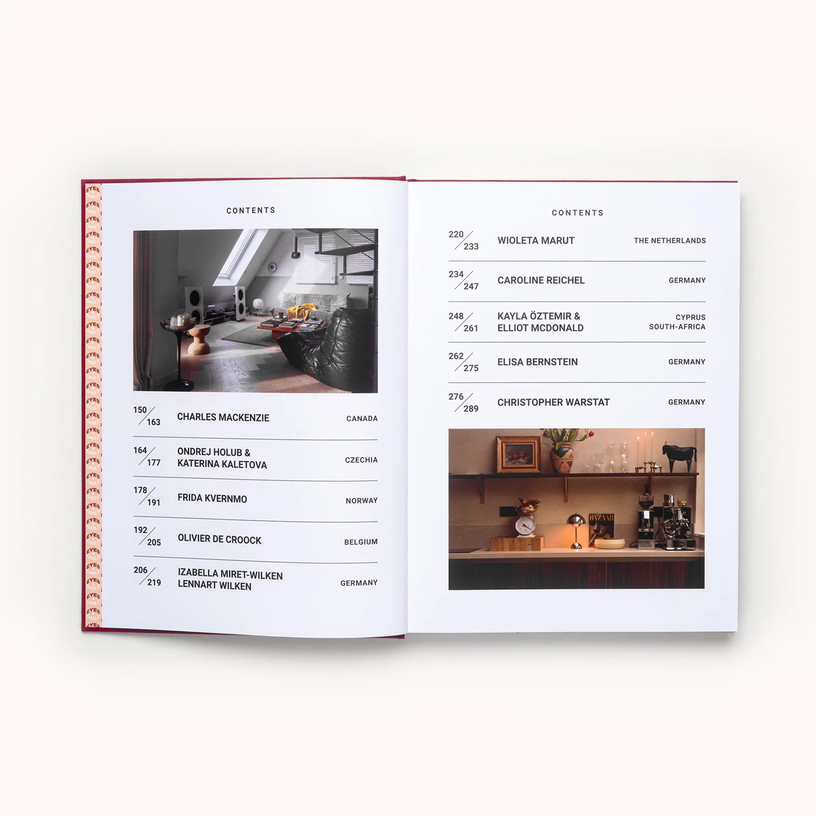 Boek Eyes Only Creators' Homes (ENG)