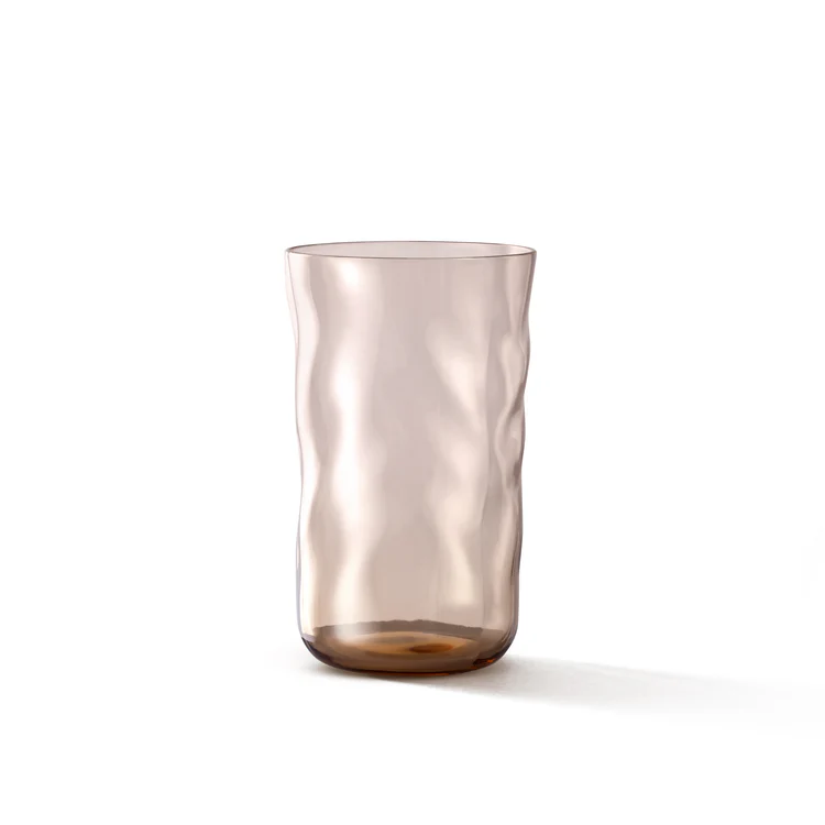 Waterglas Paveau Swirl Longdrink Glow Terracotta