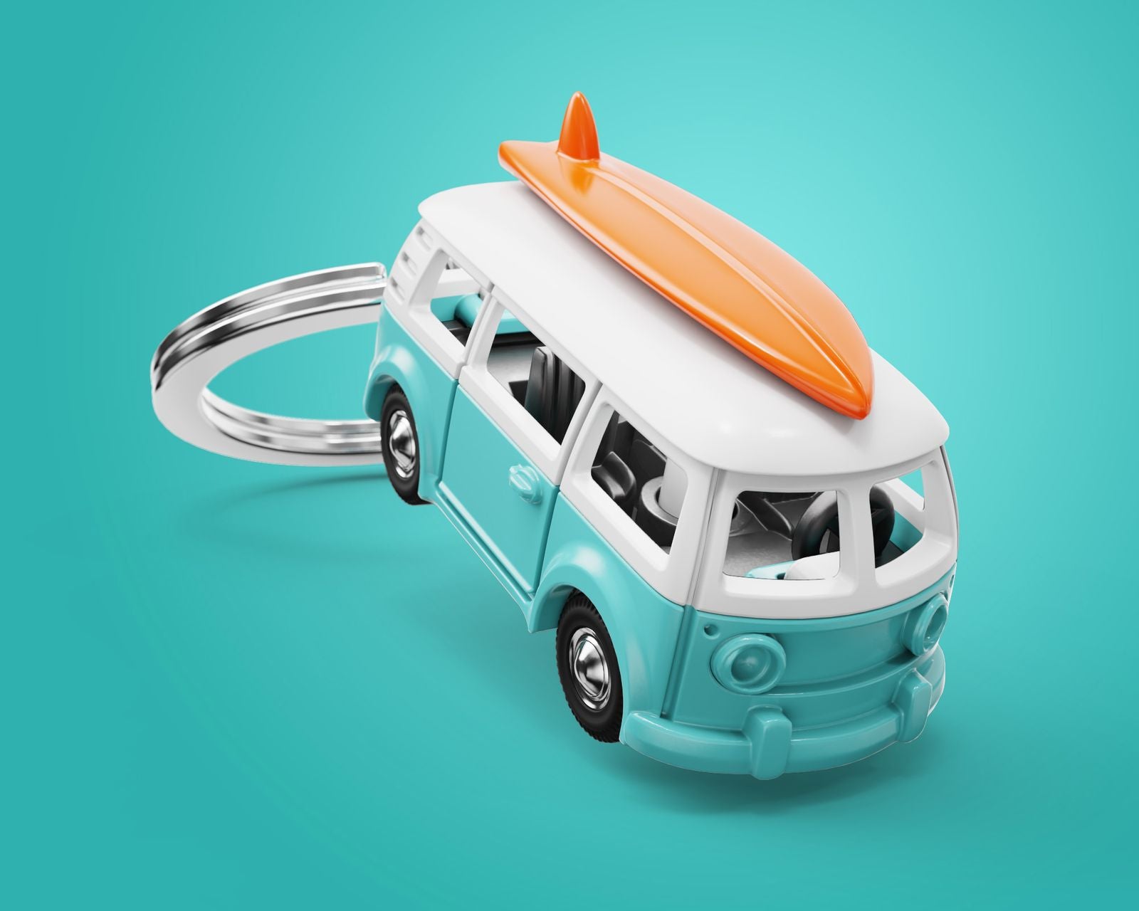 Sleutelhanger On The Road Collection Boys Toys Surfer Van