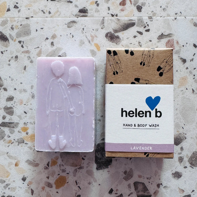 Zeep Helen B Naked Couple Back Lavendel