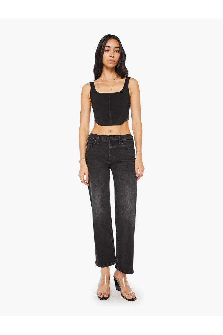 Jeans Mother The Mid Ris Rambler Zip Flood