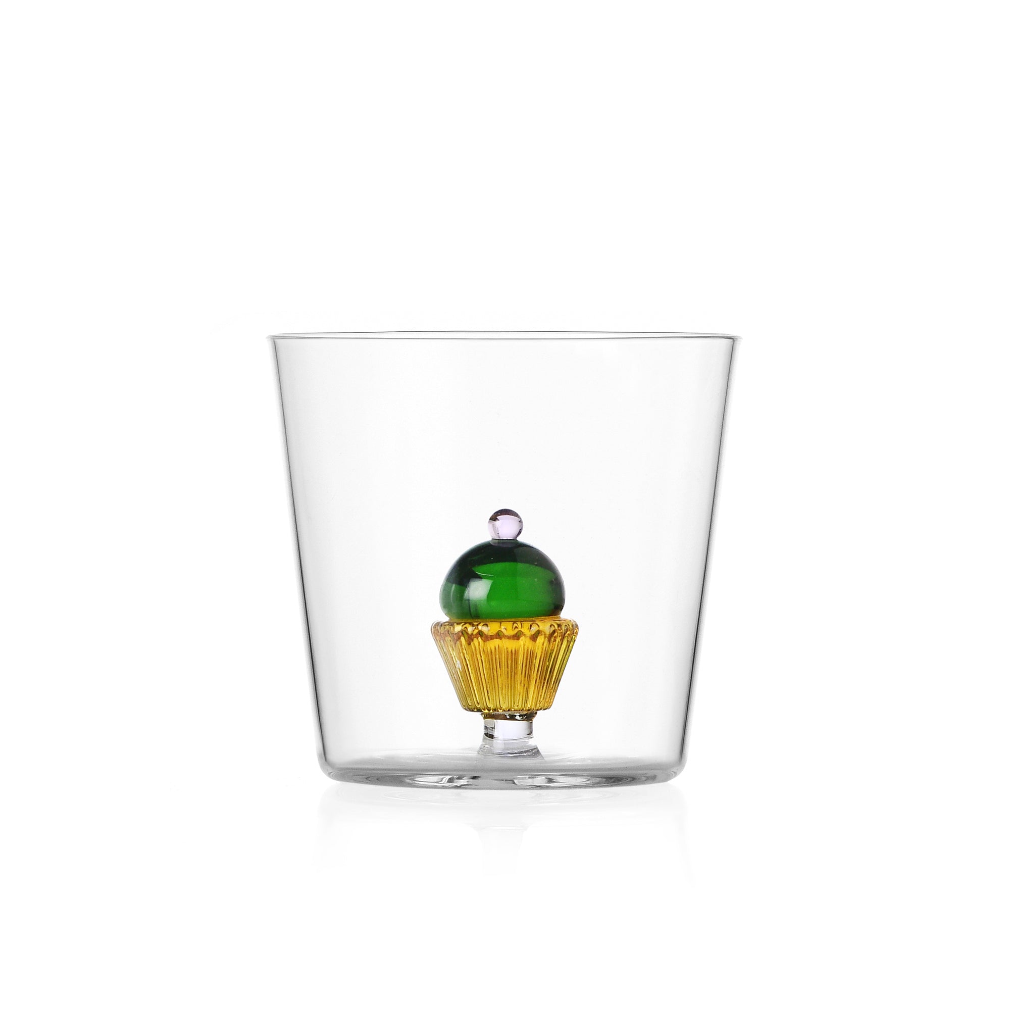 Waterglas Ichendorf Sweet and Candy Cupcake Green