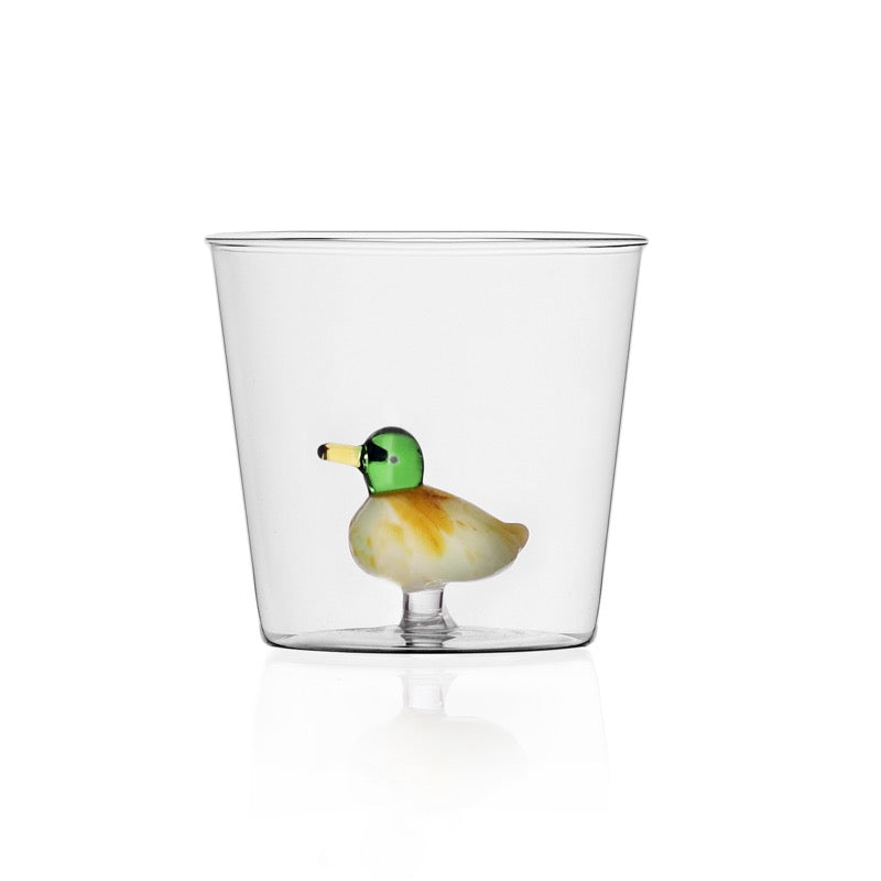 <transcy>Water Glass Tumbler Ichendorf Farm Duck</transcy>