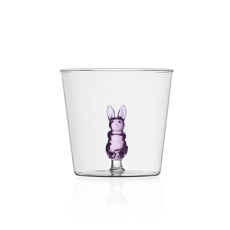 <transcy>Water Glass Tumbler Ichendorf Farm Rabbit</transcy>