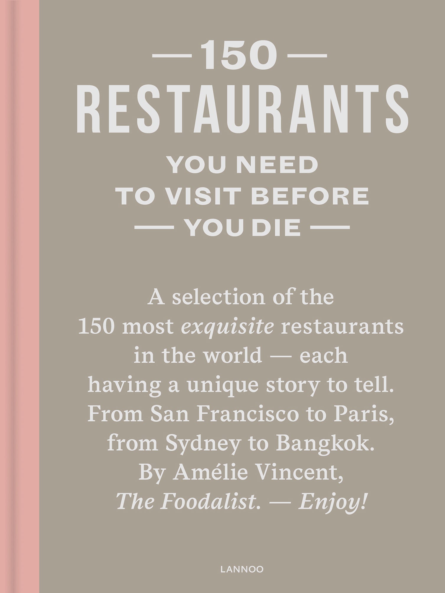 <transcy>Book 150 Restaurants you need to Visit before you Die</transcy>