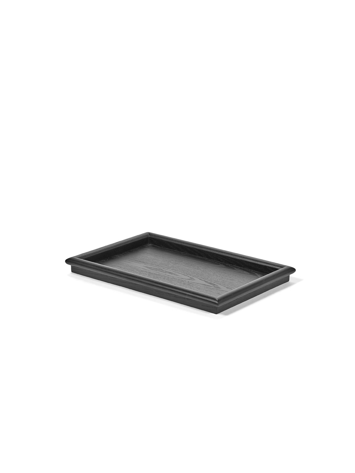 Plateau Dédé Tray Hout S L45 x B30 x H3,7 cm Zwart