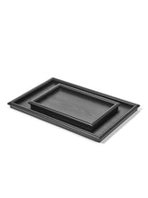 Afbeelding in Gallery-weergave laden, Plateau Dédé Tray Hout S L45 x B30 x H3,7 cm Zwart