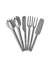 Afbeelding in Gallery-weergave laden, Spork Lepelvork Aperitief Stone Wash 14x2,5 cm