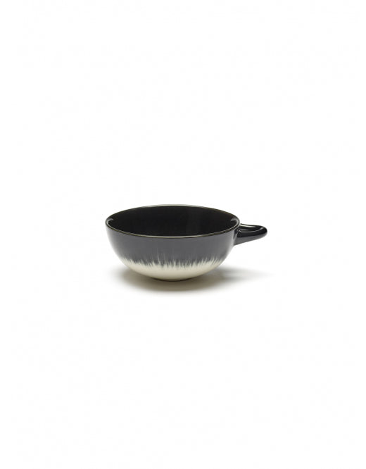 <transcy>Espresso cup Dé 8cl Off-White/Black Var B</transcy>