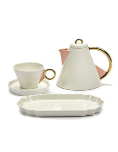 Bord Desiree Geribbeld Ovaal M L22,2 B12,5 H2,5 Wit