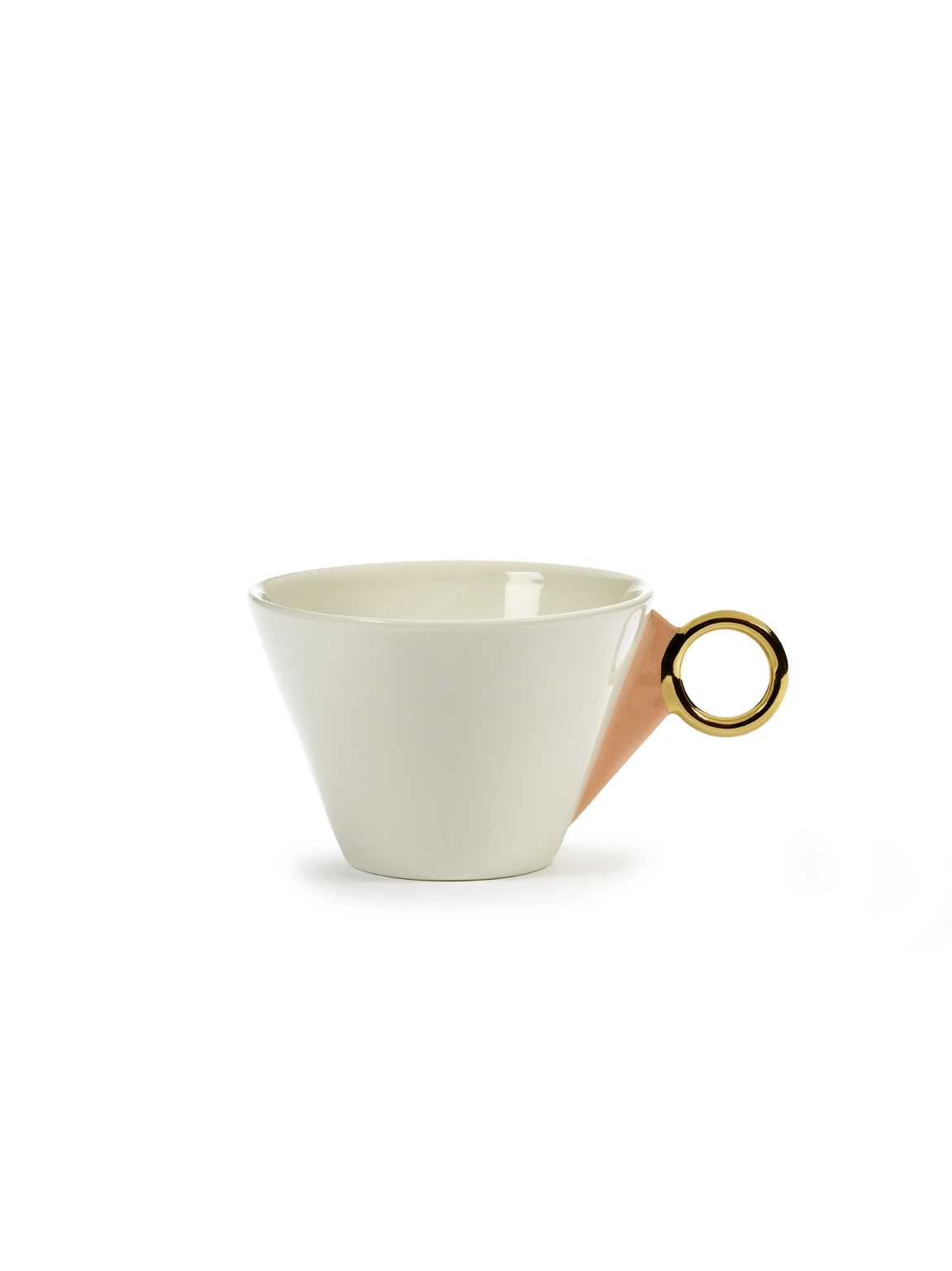 <transcy>Coffee bag Desiree Tea D10.8 H7.5 White Gold Pink</transcy>