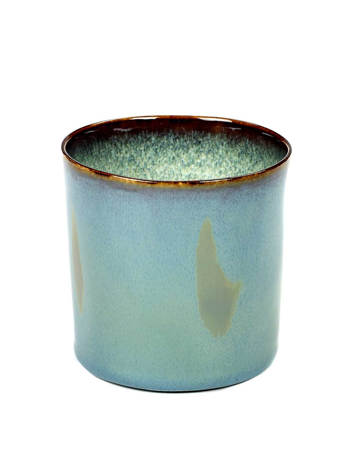 BEKER CYLINDER HOOG D7,5 H7,5 SMOKEY BLUE / MISTY GREY