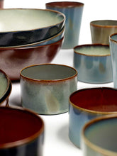 Afbeelding in Gallery-weergave laden, BEKER CYLINDER LAAG D7,5 H5 MISTY GREY / SMOKEY BLUE