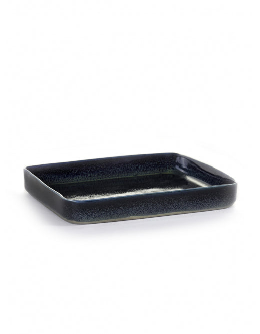 Bord Square Plate18x18 h2,4 Dark Blue