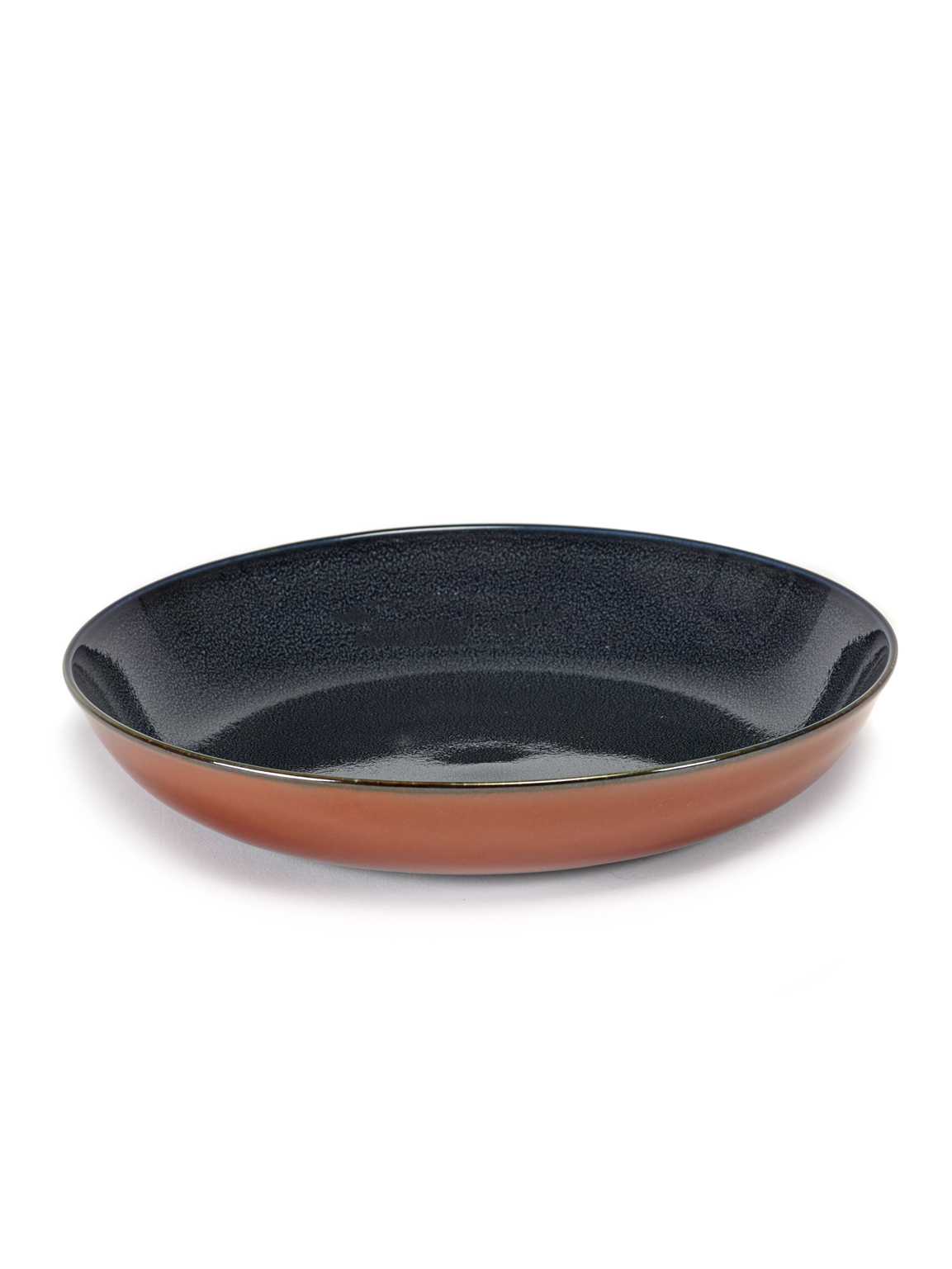 PASTA BORD D23,5 H4,5 CM DARK BLUE/RUST