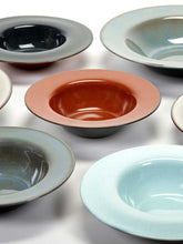 Afbeelding in Gallery-weergave laden, BORD DIEP DEGUSTATIE LARGE ROUND D27,3 H5,3 CM LIGHT BLUE/SMOKEY BLUE
