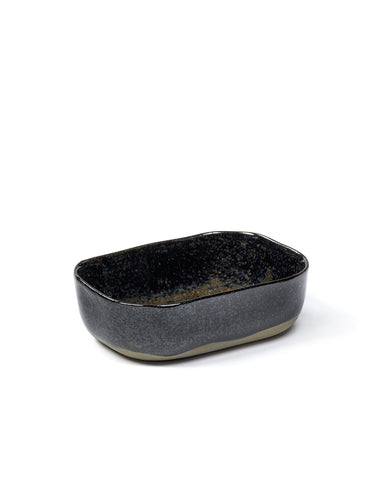 Bord Extra Diep N°6 Medium 14,5x10,5 H4,5 Donker Blauw