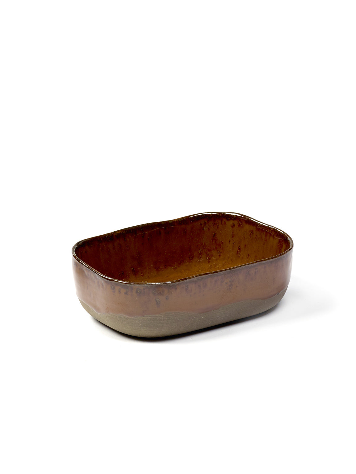 Bord Extra Diep N°6 Medium 14,5x10,5 H4,5 Oker Bruin