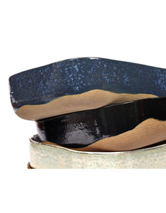 Bord Diep N°7 Medium 14,5x10,5 H3 Donker Blauw