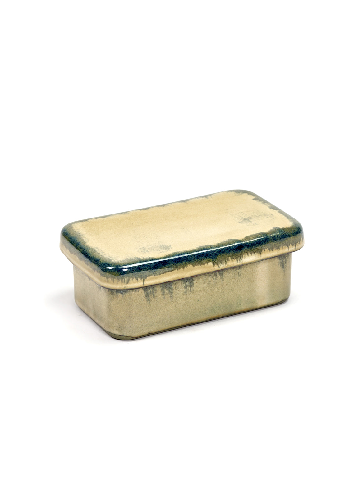 <transcy>BUTTER DISH RECTANGULAR MISTY GRAY 14X8 H5</transcy>