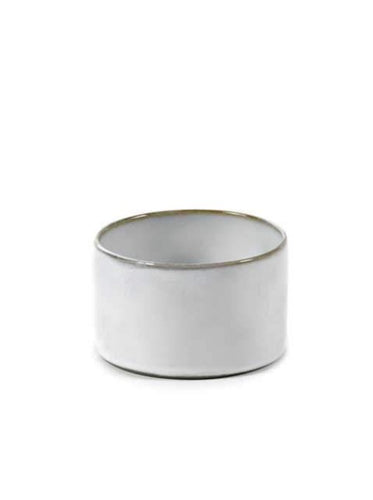 BEKER CYLINDER LAAG D7,5 H5 WIT